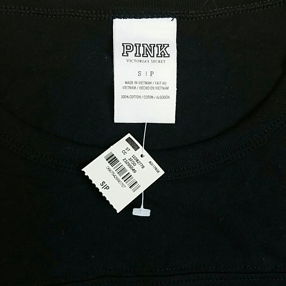 Pink Victoria's Secret Bling Shirt NWT - Picture 3 of 7